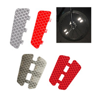 Logo personnalisé haute Visible Réfléchissant Triangle Tag Pendentif Réflecteur Suspendu pour VTT Nuit Route Vélo Équitation Sécurité