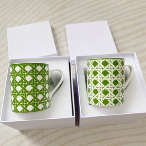 Hot Selling Green 41pcs European Luxury Bone China Fruit Plate and Porcelain Dinner <b>Set</b> - Product Image 4