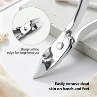 Kit de soin des ongles professionnel en acier inoxydable pour hommes, ensemble de coupe-ongles pour les doigts et les orteils, kit de manucure avec sac de voyage luxueux