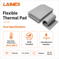 Coussin thermique découpé sur mesure pour puce de carte mère d'ordinateur et assemblage de dissipateur thermique