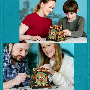 Boîte à compartiment secret personnalisée YUESHEN IDventure Nautilus du Capitaine Nemo, boîte à puzzle mécanique en bois 3D, pièces usinées CNC - Product Image 5