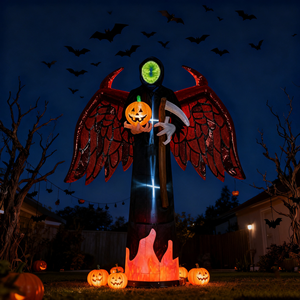 हेलोलीन इंफ्लेटेबल रेपर पंखों के साथ यार्ड आग की लौ को उड़ा देते हैं - Product Image 3