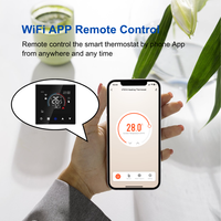 Termostato Wifi de Tuya Smart Life de forma remota con termostato Wifi de Control de voz Alexa para termostato de calefacción de caldera de Gas doméstico