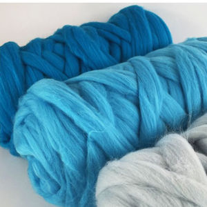 Hilo Grueso de <span class=keywords><strong>Lana</strong></span> <span class=keywords><strong>Merino</strong></span> 100% Pura, Multicolor, Súper Suave, Precio de Fábrica - Product Image 2