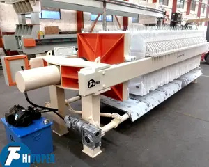Hydraulische Metalen Stempelpersmachine Gebruikt Bij Het Produceren Van Rioolwaterzuiveringskamer Filterpers Met Slibontwateringsmethoden