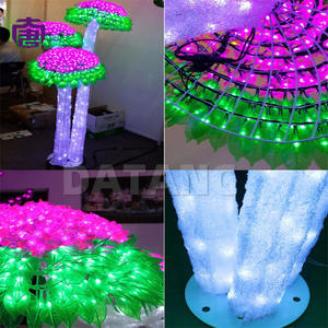 Lumière LED en forme de champignon en PVC imperméable pour décoration extérieure de Noël et d'aménagement paysager pour la décoration de festivals - Product Image 4