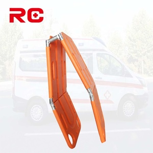 Camilla Médica Plegable de HDPE de Cuatro Pliegues con Agarraderas, Directo de Fábrica, Camilla de Emergencia Plegable, Equipo de Transferencia Hospitalaria - Product Image 1