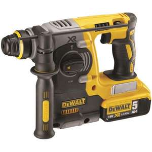 Taladro Percutor Inalámbrico DeWalt de 18V con Batería de Iones de Litio, Herramienta Eléctrica Profesional SDS-Plus - Product Image 1