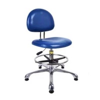 Chaise d'atelier pivotante réglable ESD de haute qualité Offre Spéciale, chaise de salle blanche antistatique en cuir PU