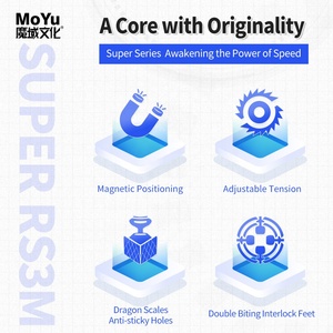 <span class=keywords><strong>MoYu</strong></span> Super RS3M 5,6 cm Maglev Ball-Core versión profesional nivel de competición ajustable cubo mágico magnético para jugadores - Product Image 4