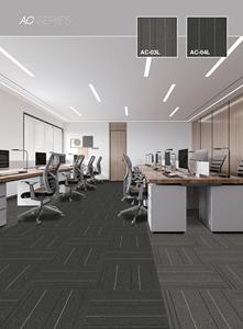 Thảm trải sàn văn phòng thương mại cao cấp khách sạn chất liệu PP Jacquard, thảm gạch ghép mô đun hình chữ nhật chất liệu PP/Polypropylene - Product Image 6