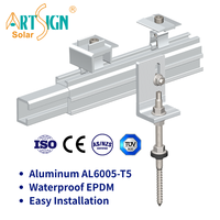 Système de montage de panneaux solaires moins cher, supports en aluminium OEM en forme de L pour toit métallique, support de fixation pour panneaux solaires |   Art Sign