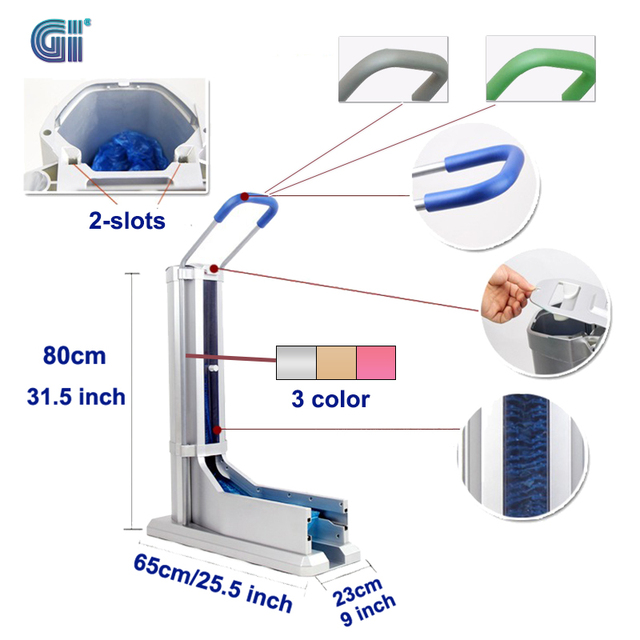 High Quality Cleanroom Automatic Intelligent Dispenser Shoe Cover Machine