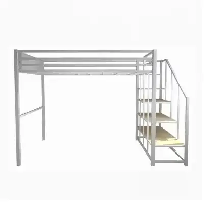 थोक टिकाऊ लक्जरी धातु बिस्तर शोर मुक्त स्कूल बच्चों धातु के बिस्तर बेडरूम 4