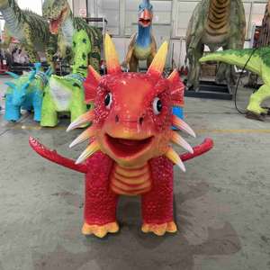 Máquina de Juego Infantil para Interiores/Exteriores, Dinosaurio Animatrónico de Fibra de Vidrio para Centros Comerciales y Parques de Aventuras - Product Image 4