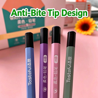 Crayons pastel HB, noyau épais de 3.0mm, avec gomme et stylo à gomme, pour enfants, fournitures d'écriture et scolaires, 24 pièces