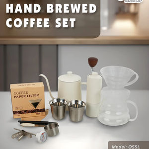 ชุดเครื่อง<span class=keywords><strong>ชง</strong></span><span class=keywords><strong>กาแฟ</strong></span>โลหะบดด้วยมือแบบแมนนวล9ชิ้น, <span class=keywords><strong>เครื่อง</strong></span>วัดอุณหภูมิของขวัญการเดินทางแบบพกพาใหม่สำหรับร้านกาแฟขนาด600มล. 350มล. - Product Image 2