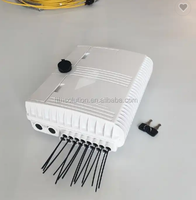 Boîte de distribution optique de fibre de Ftth de 16 ports fixés au mur extérieur Boîte FTTH avec l'adaptateur Boîte d'extrémité de fibre optique de noyau d'ODB NAP 16