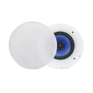 T 6.5 Inch Professional Smart Home Hotel Indoor Audio 8ohm 40w Rimless Two-way Coaxial Ceiling Speakers