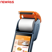 Newpas Q6Pro modelo 5,5 pulgadas pantalla táctil dispositivo POS 2G/3G/4G/WIFI/GPS impresión de alta velocidad incorporada 80 mm/s 58mm Mini impresora