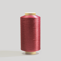Prix d'usine, vente en gros, fil DTY 150D 300D 100% polyester pour tricotage, fil chenille polyester DTY pour masterbatch et filature