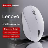 Mouse Nirkabel Lenovo N220 Asli 2.4GHz Portabel Optik dengan Daya Tahan Baterai Lama untuk Bisnis dan Rumah