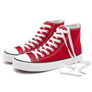 Chaussures en toile personnalisées à bas prix en gros pour femmes, logo personnalisé, baskets montantes pour femmes, chaussures en toile XRH - Product Image 4