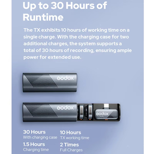 GODOX Cube-SC/SL Kit2 Funk mikrofon 2,4 GHz Max 300M LOS Range Pro Audio aufnahme für <span class=keywords><strong>Interview</strong></span>-Vloging Live-Streaming - Product Image 5