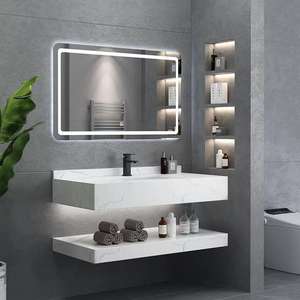 Porte en acrylique moderne, lavabo suspendu, fabricant de Chaozhou, <span class=keywords><strong>dalle</strong></span> de roche laquée pour hôtel, projet de salle de bain, porte en acrylique - Product Image 5