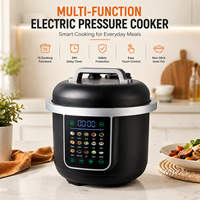 Autocuiseur Électrique Multifonction 6L 1000W avec 15 Préréglages et Écran LED pour Cuisine Domestique - Vente en Gros