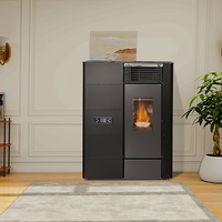 Poêle à granulés moderne de petite taille, style chauffe-eau, prix bas, professionnel, économe en énergie, chauffage rapide, réchauffement intérieur
