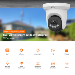 Cámara de Seguridad Inteligente Inalámbrica <span class=keywords><strong>WiFi</strong></span> IP TUYA de 4MP, Tipo Domo, Visión Nocturna CMOS, Audio Bidireccional, IP66, con Red Bluetooth - Product Image 2