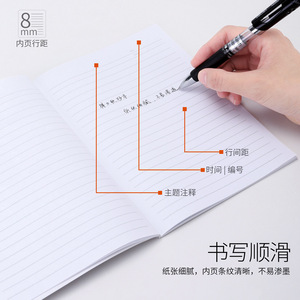 Cuaderno Lexicon de Tapa Blanda 32K 203mmx143mm 24 Hojas Encuadernación Inalámbrica Perfecta Tendencias Creativas - Product Image 4