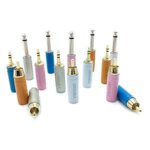 Vergoldeter 3,5-Stereostecker Runder Zweikanal-Audio kabel anschluss mit USB-und Cinch-Kopfhörer stecker aus Kupfer - Product Image 3