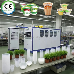 Máquina Automática para Fabricar Platos/Vasos Desechables <span class=keywords><strong>de</strong></span> Plástico, Máquina para Hacer Vasos <span class=keywords><strong>de</strong></span> Plástico para Helado, Máquina para Hacer Vasos <span class=keywords><strong>de</strong></span> Plástico - Product Image 1