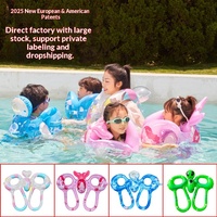 Bouée de natation gonflable pour enfants en PVC, jouet aquatique d'apprentissage pour l'extérieur, radeau flottant