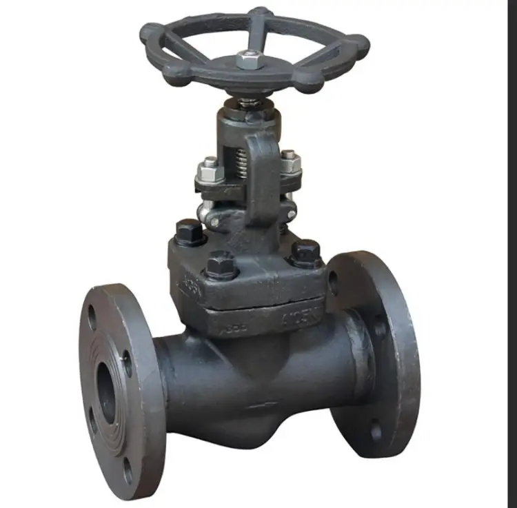 Baja karbon tempa tingkat tekanan tinggi ASTM A105 Socket Weld Forged Globe Valve kelas 800