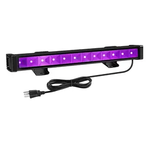 New LED UV Đèn pin ánh sáng màu đen IP64 Neon sơn bên đèn câu lạc bộ thanh tuyến tính Disco Đèn tường rửa UV đen đèn 2024