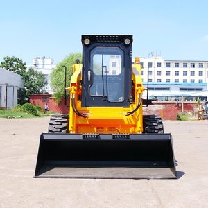 Cargadora de dirección deslizante con ruedas y cucharón para esquí, para apilar nieve, limpiar bordes de pendientes y trabajos en <span class=keywords><strong>el</strong></span> patio de alojamiento. - Product Image 3