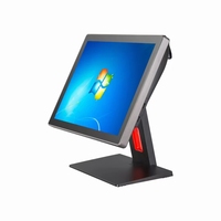 Sistema POS Android con Pantalla Táctil Capacitiva LED de 15.6 Pulgadas con SDK para Uso en Restaurantes Interiores, Caja Registradora y Pantalla de Pedidos de Pago