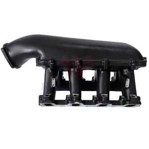 MATCHWAY Black Aluminum <span class=keywords><strong>LS</strong></span> Lo-Ram EFI Intake Manifold untuk Mesin GM Chevy LS3/L92 dengan Kit Rel Bahan Bakar - Product Image 1