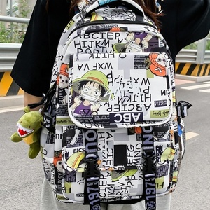 Bolsa <span class=keywords><strong>de</strong></span> <span class=keywords><strong>Anime</strong></span> para hombres y mujeres, mochila <span class=keywords><strong>de</strong></span> grafiti <span class=keywords><strong>de</strong></span> una pieza <span class=keywords><strong>de</strong></span> gran capacidad para niños, estudiantes <span class=keywords><strong>de</strong></span> <span class=keywords><strong>secundaria</strong></span>, estudiantes <span class=keywords><strong>de</strong></span> <span class=keywords><strong>secundaria</strong></span> - Product Image 1