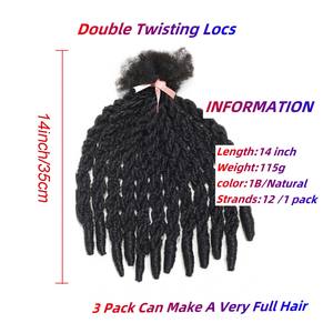 Extensions de dreadlocks au crochet en <span class=keywords><strong>cheveux</strong></span> humains vierges faits à la main, extensions de <span class=keywords><strong>cheveux</strong></span> naturels <span class=keywords><strong>Rasta</strong></span> Dreads pour hommes - Product Image 2