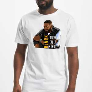 Personalización Black Father Black King Heat DTF Transferencia <span class=keywords><strong>de</strong></span> impresión <span class=keywords><strong>para</strong></span> camiseta - Product Image 5