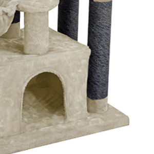 Prodotti di Lusso per Animali Domestici Haobay, Alberi per Gatti di Alta Qualità, Design Pieghevole in <span class=keywords><strong>MDF</strong></span> Sostenibile, 2 Colori, Divertenti per Gatti - Product Image 6