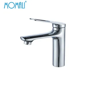 Momali Basin Faucet Ware Supplier Brass In China Laser Business Technology Hot Ceramic Logo CE square hollow handle basin faucet