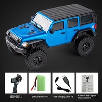 JJRC Nouvelle Voiture RC 4x4 Wrangler de Simulation Électrique Tout-Terrain, Modèle en Plastique pour l'Escalade, Jouet pour Garçons
