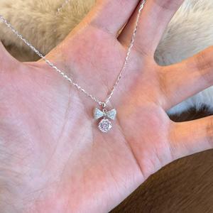 Collier pendentif en argent pur S925, forme carrée princesse, entièrement serti de diamants, petit pendentif en zirconium en forme de fleur de glace, pendentifs à la mode - Product Image 2