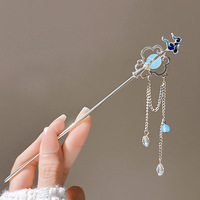 Élégant accessoire de coiffure de style chinois, pince à cheveux, bâtonnet à cheveux, design traditionnel de cerf, accessoire de coiffure pour femmes, bijoux, épingle à cheveux, aiguille à cheveux