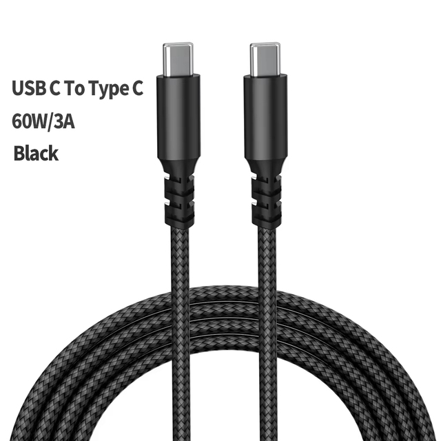 PD 60W USB C Type C Fast Charging Cable for Samsung Galaxy S22 S23 Ultra Note 10 20 A54 iphone 15 16 17 Pro Max xiaomi huawei